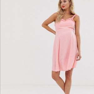 Super cute Pink Maternity Summer Dress